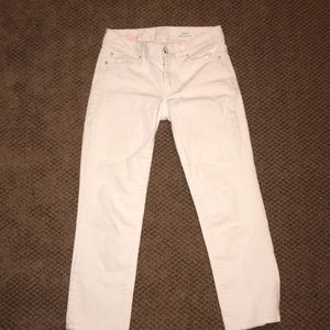 Lily Pulitzer White Capri Jeans